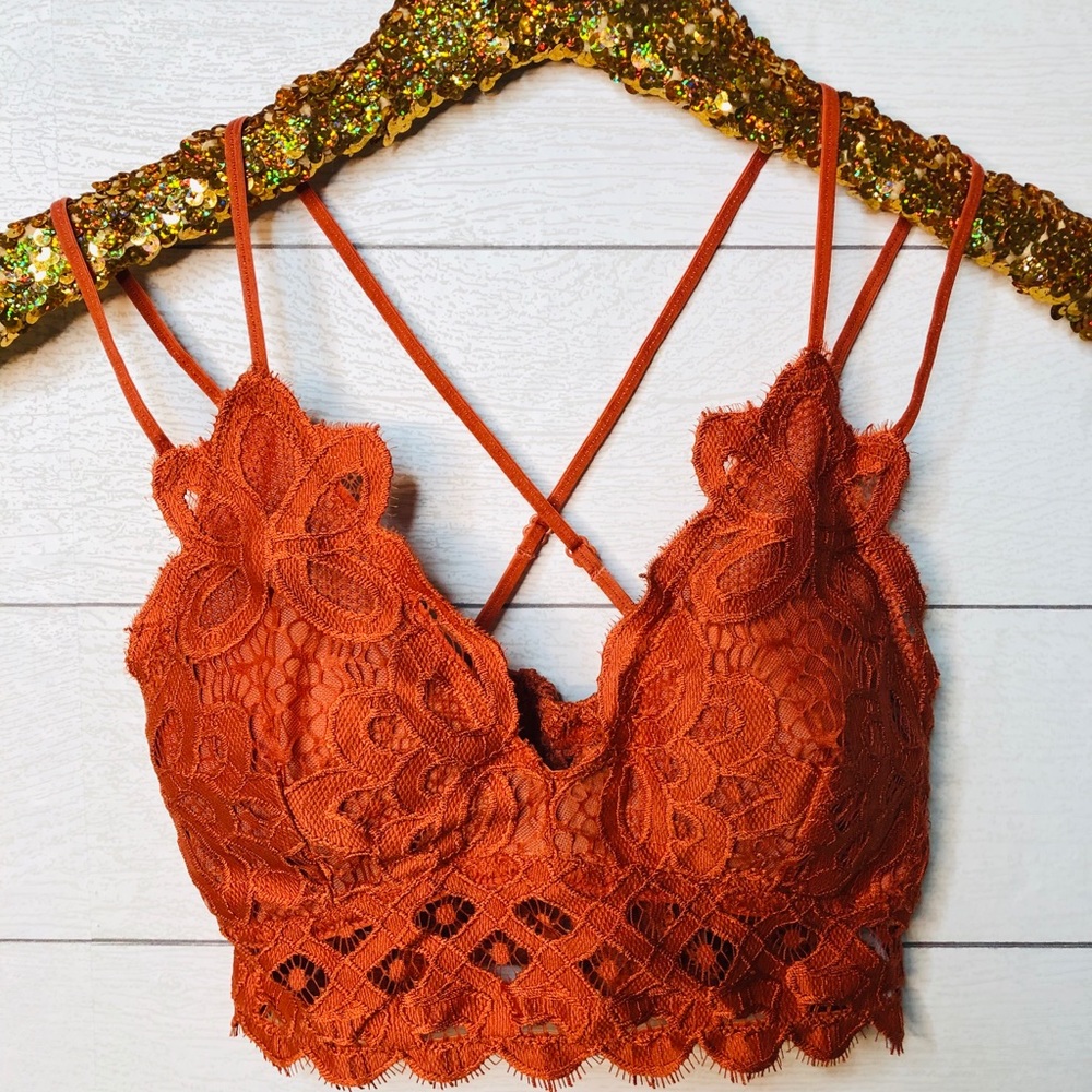 RUST BRALETTE